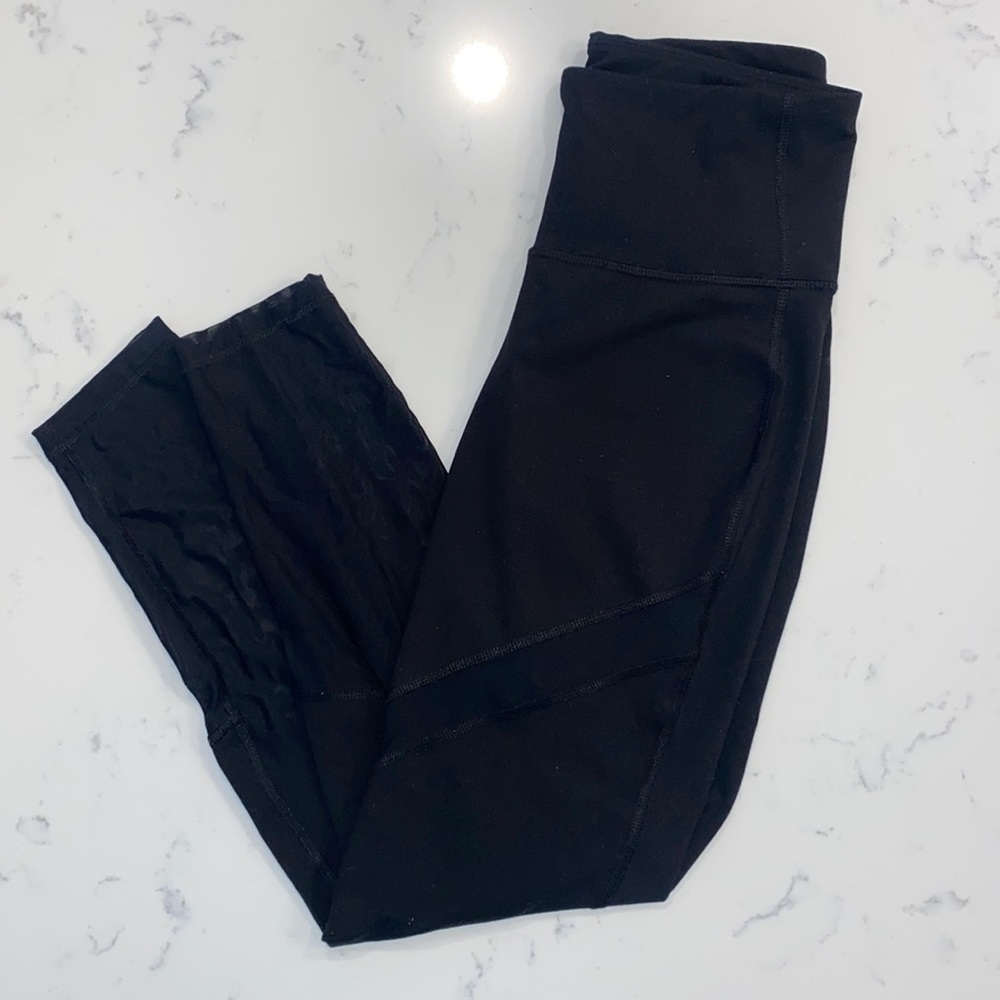 Old Navy Sheer Panel Leggings
